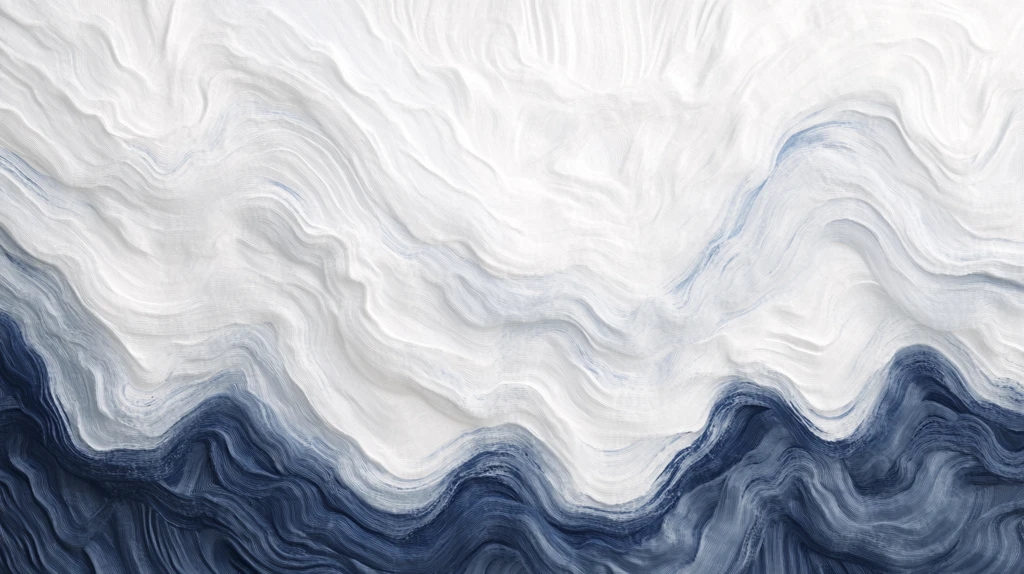 海洋渐变抽象流体画