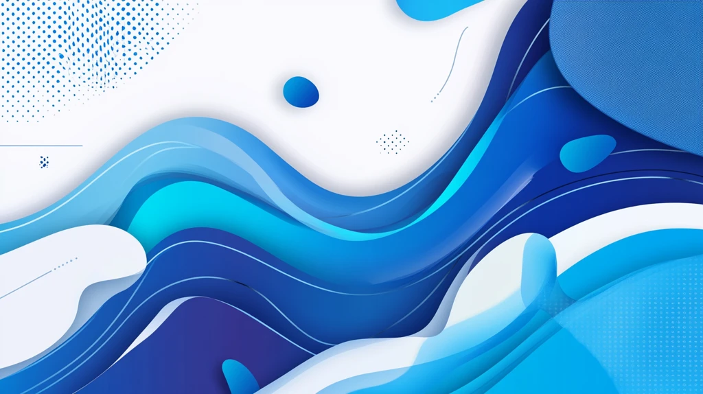 几何流体线条背景