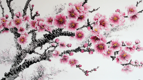 梅花艺术画