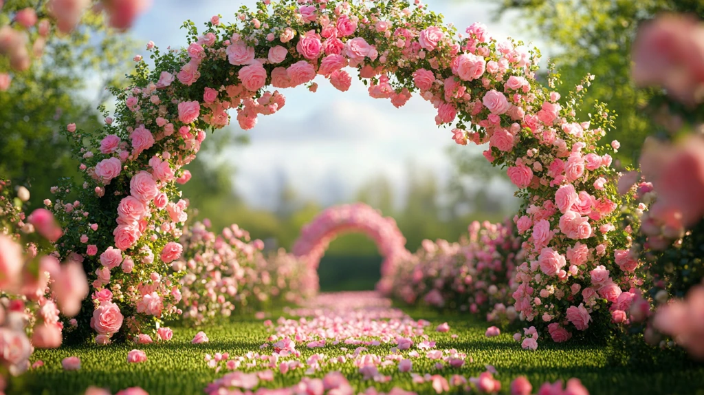 玫瑰花拱门
