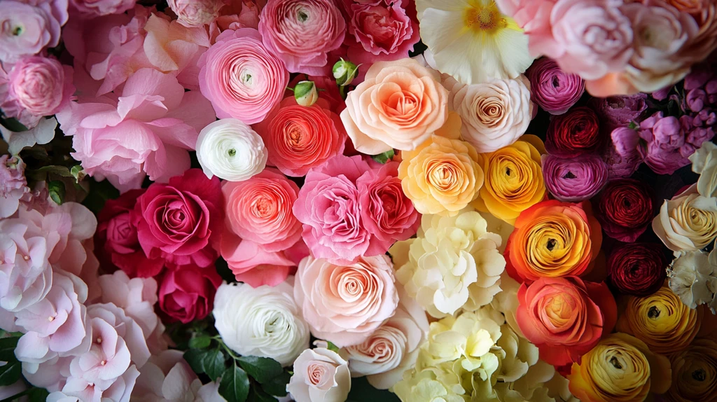 春日绚丽炫丽温柔玫瑰