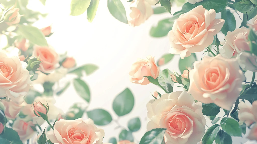 春日绚丽炫丽温柔玫瑰