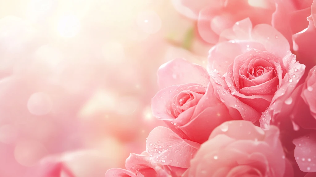 春日绚丽炫丽温柔玫瑰