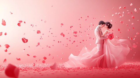 浪漫婚庆主题背景