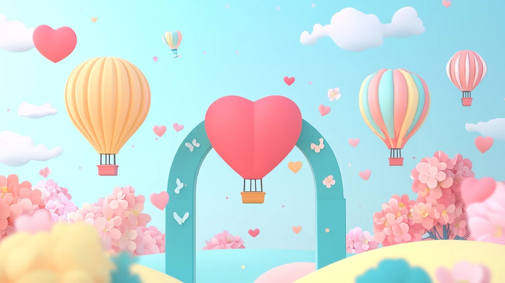 情人节运营插画