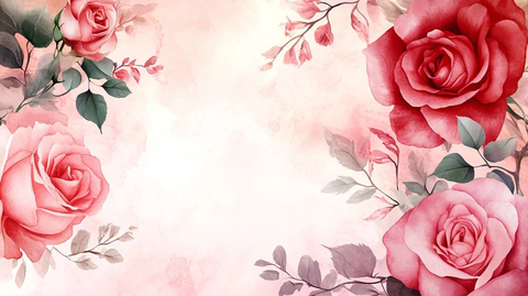 手绘玫瑰壁纸