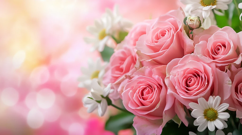 唯美玫瑰花背景