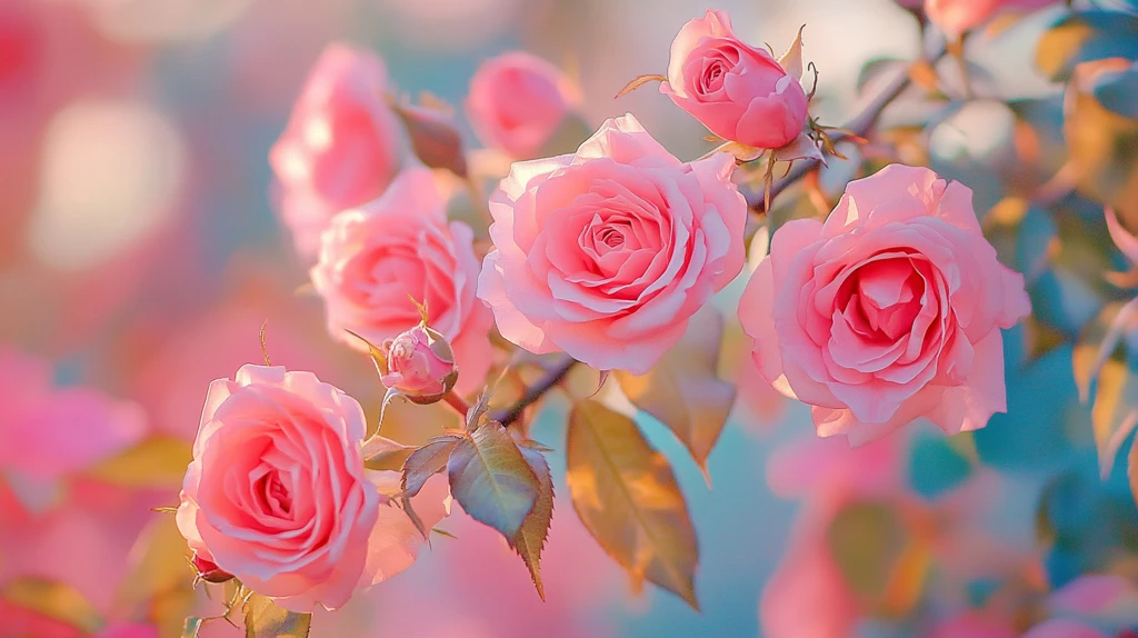 唯美浪漫月季花