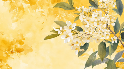 唯美桂花桂花背景