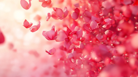 散落的花瓣浪漫唯美