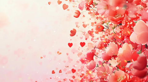 散落的花瓣浪漫唯美