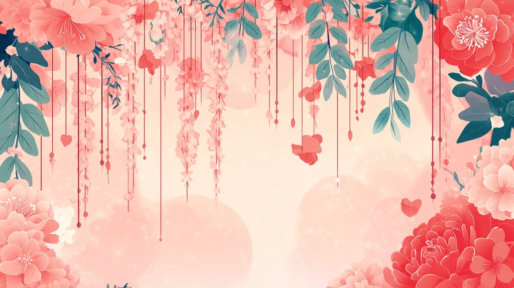 婚礼中式梅花背景