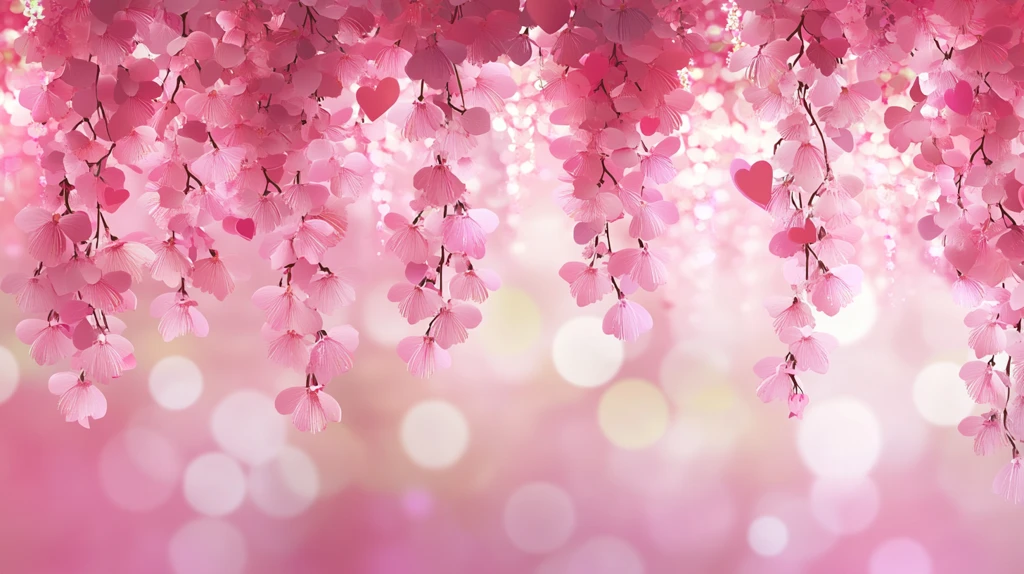 粉紫色浪漫背景