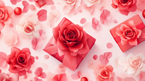 立体背景玫瑰图