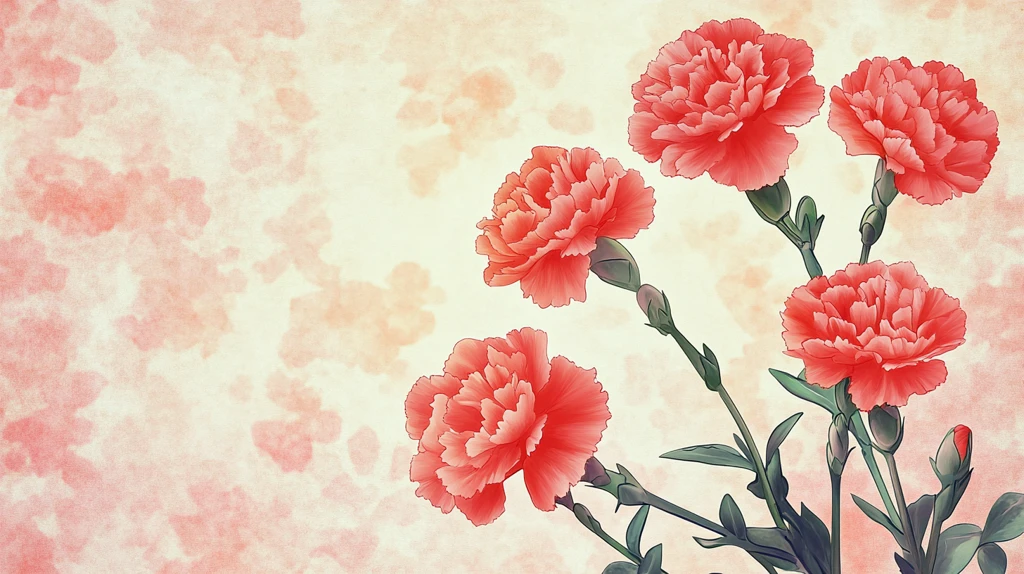 康乃馨壁纸底纹背景