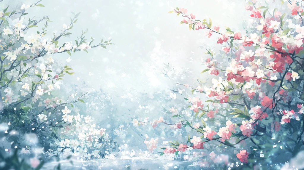 唯美梦幻梅花林