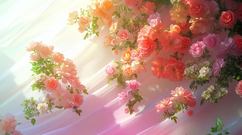 春日绚丽炫丽温柔玫瑰