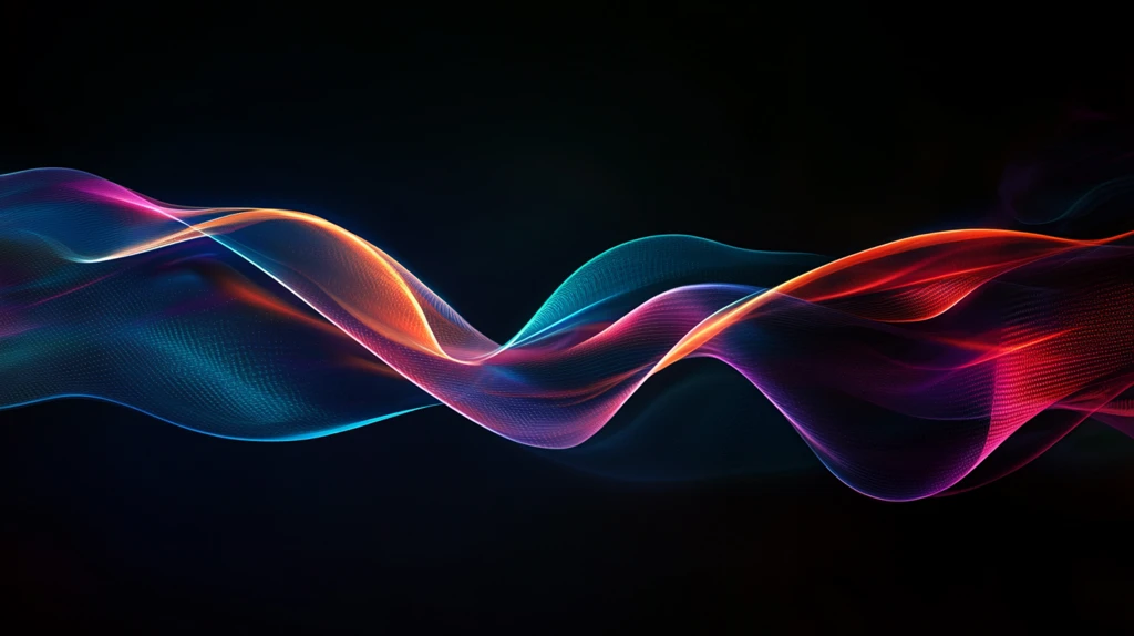 炫彩绚丽曲线条纹高雅