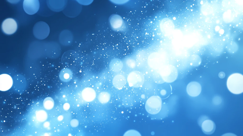 蓝色壁纸光圈光晕