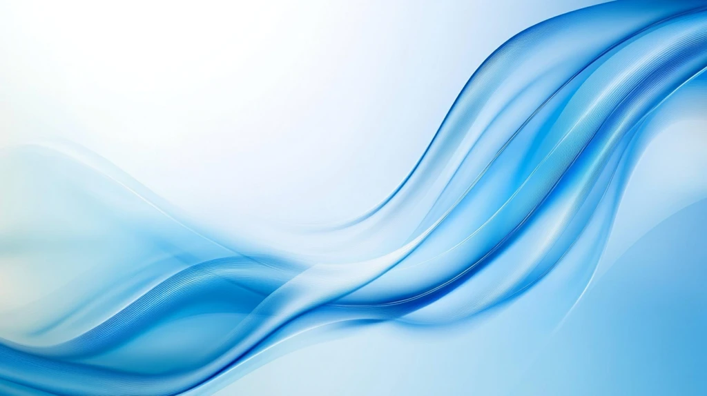 蓝色动感丝绸背景