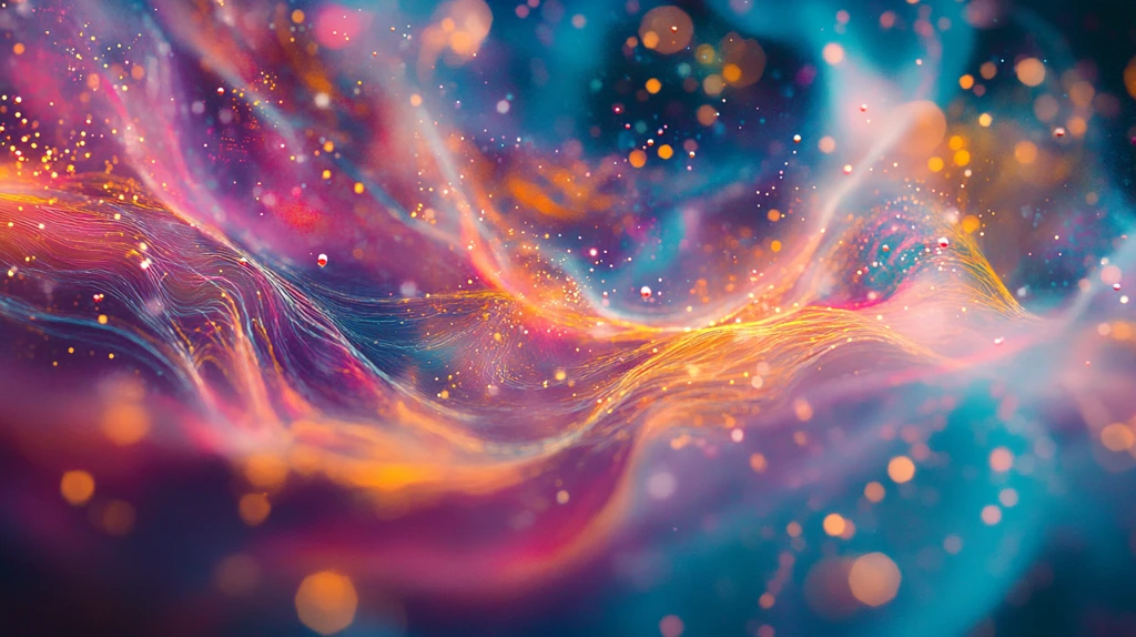 流光意境彩色渲染图案