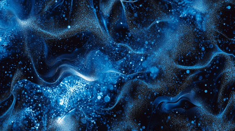 科幻感蓝色流动感背景