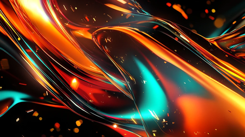 酷炫背景流光溢彩