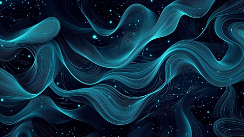 科幻感蓝色流动感背景