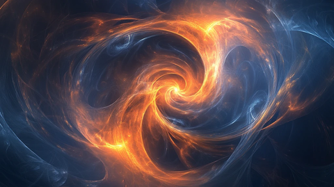 浴火重生抽象图