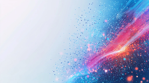 红蓝渐变科技背景