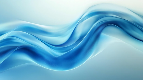 柔美蓝色曲线