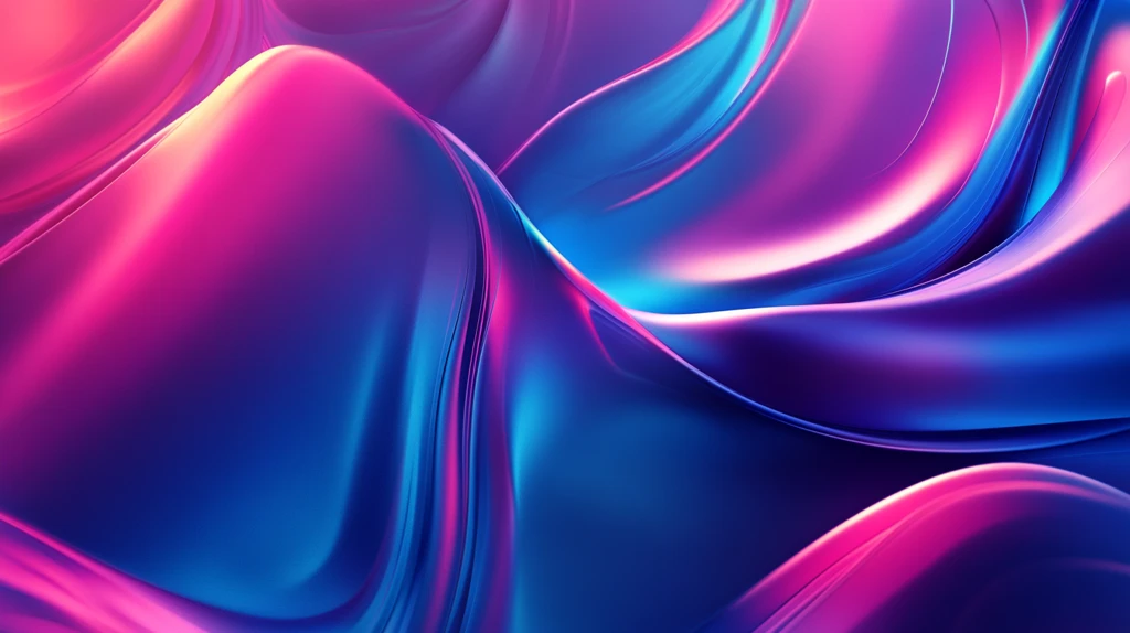 蓝紫色渐变抽象流光