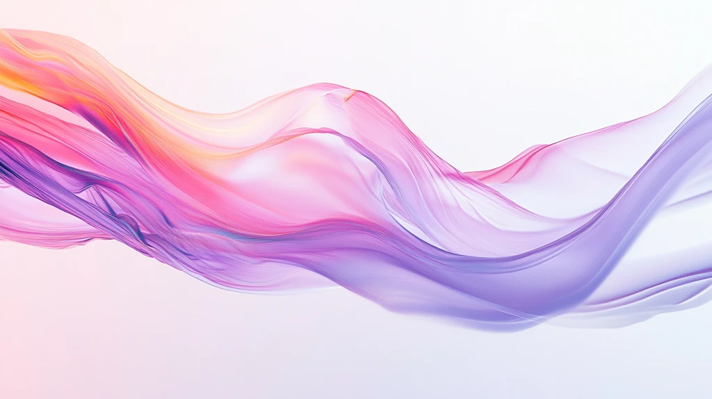 流光渐变彩色炫酷飘带