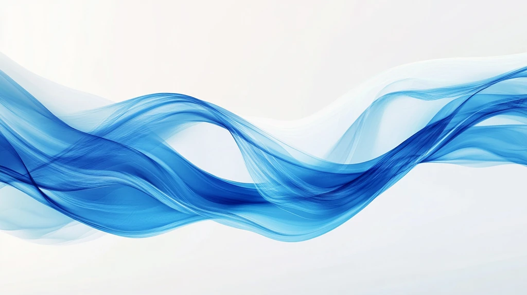 柔美蓝色曲线