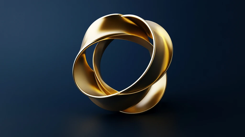 金色莫比乌斯环