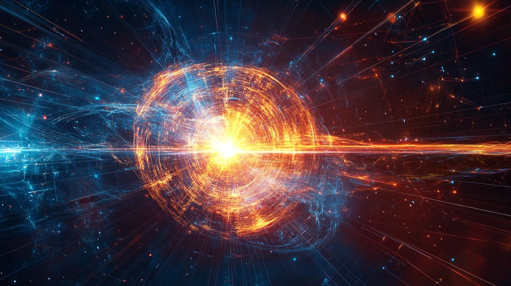 科技光线汇聚背景