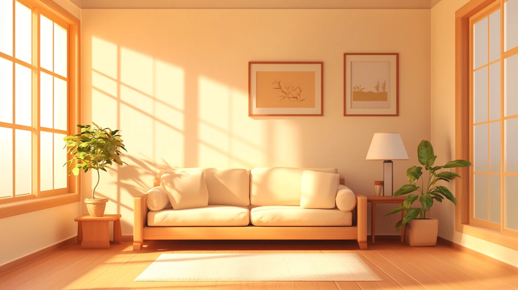 夏天居家场景图