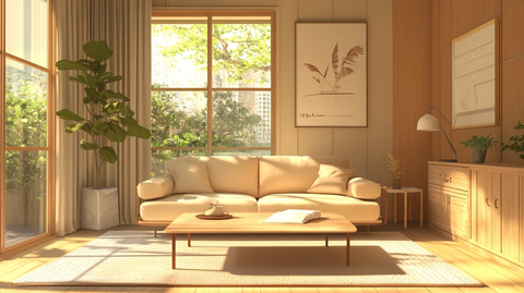 夏天居家场景图