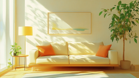 夏天居家场景图