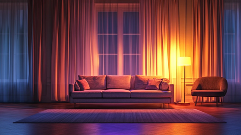 无家具客厅场景