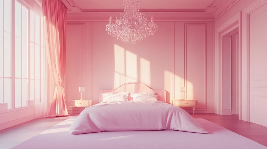 粉色卧室