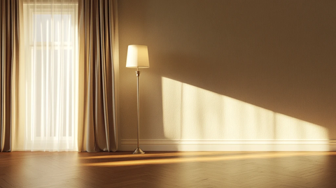 阳光照进室内背景
