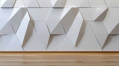 立体几何背景墙