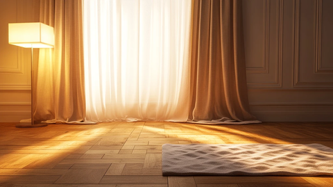 黄色室内暖光太阳光