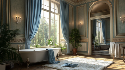 欧式浴室场景