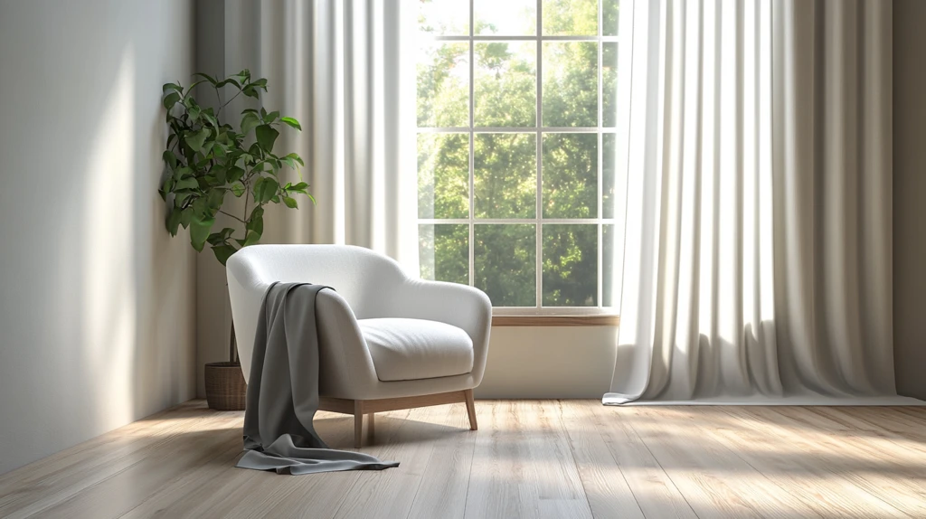 大气客厅落地门窗场景