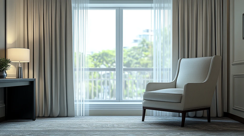 酒店房间单人凳