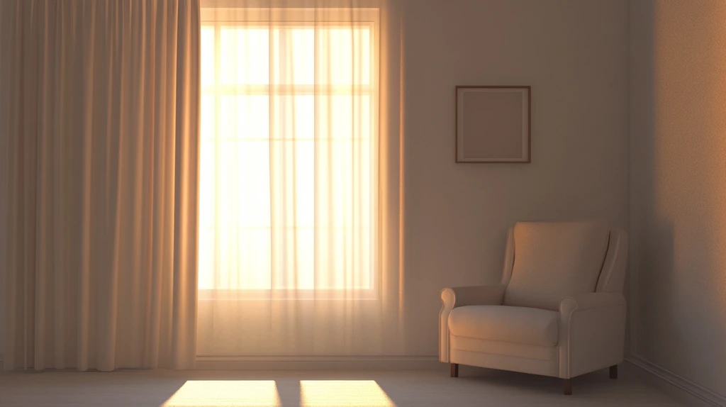 黄色室内暖光太阳光