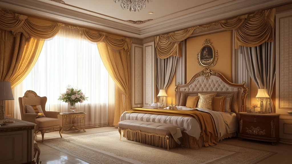 欧式床场景