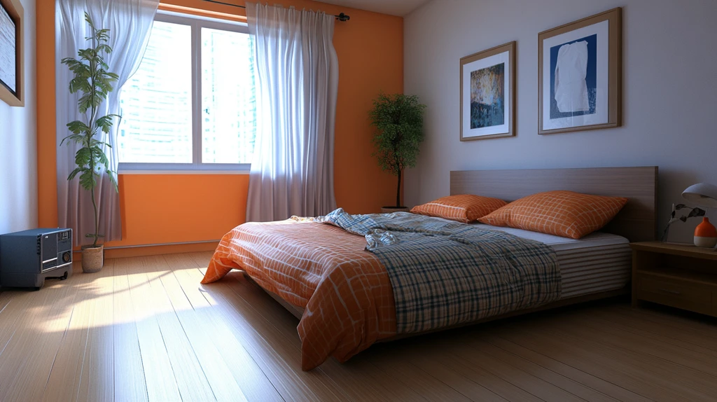 场景效果图卧室